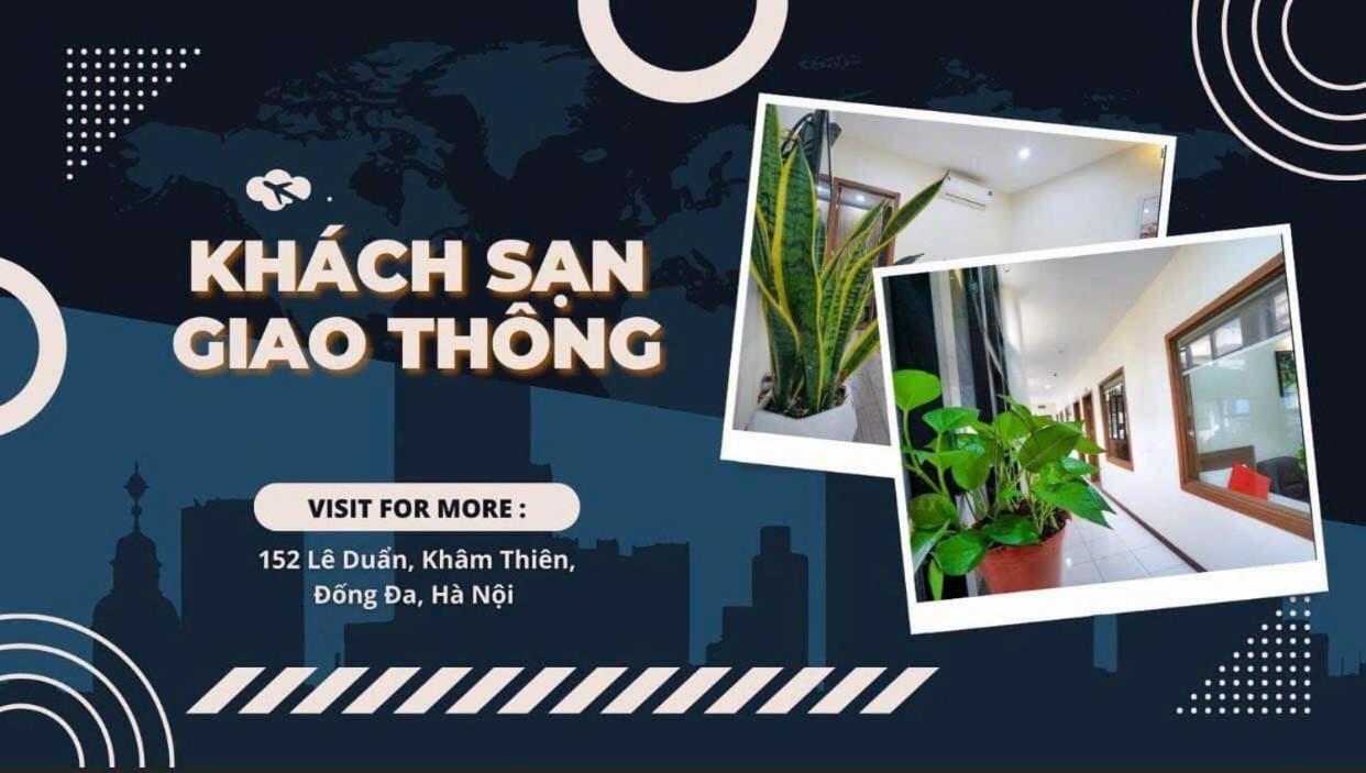 Khach San Giao Thong Hanói Exterior foto